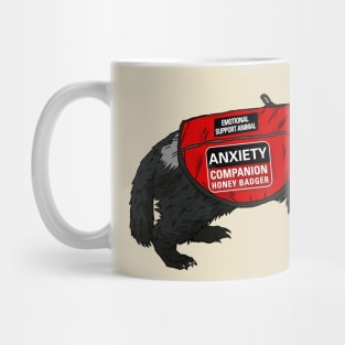 Anxiety Companion Honey Badger Mug